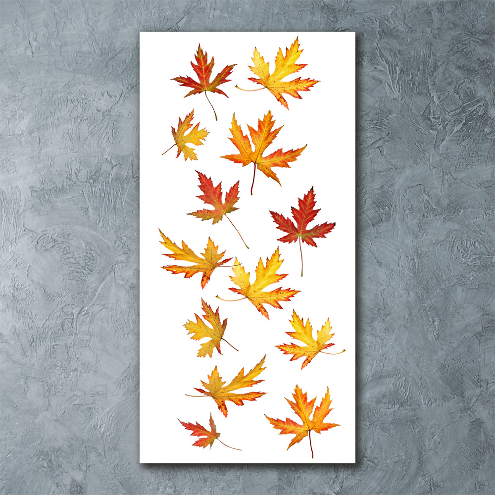 Acrylique tableau Feuilles d'automne