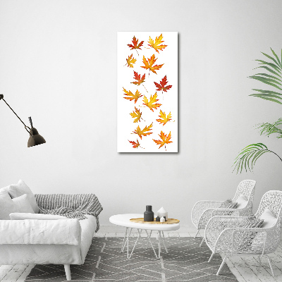 Acrylique tableau Feuilles d'automne