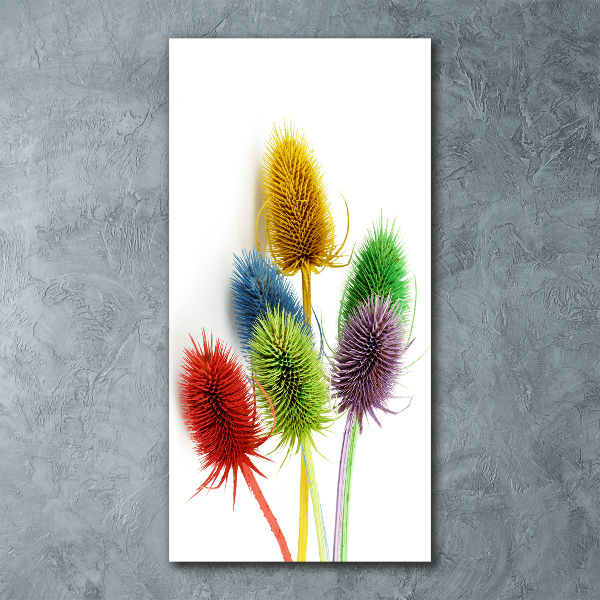 Acrylique tableau Chardon