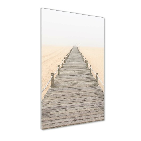 Tableau en acrylique Chemin sur la plage