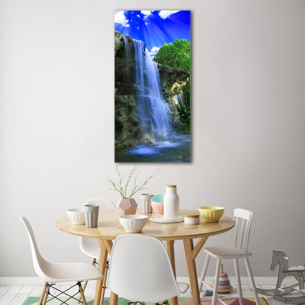 Tableau sur verre acrylique Cascades