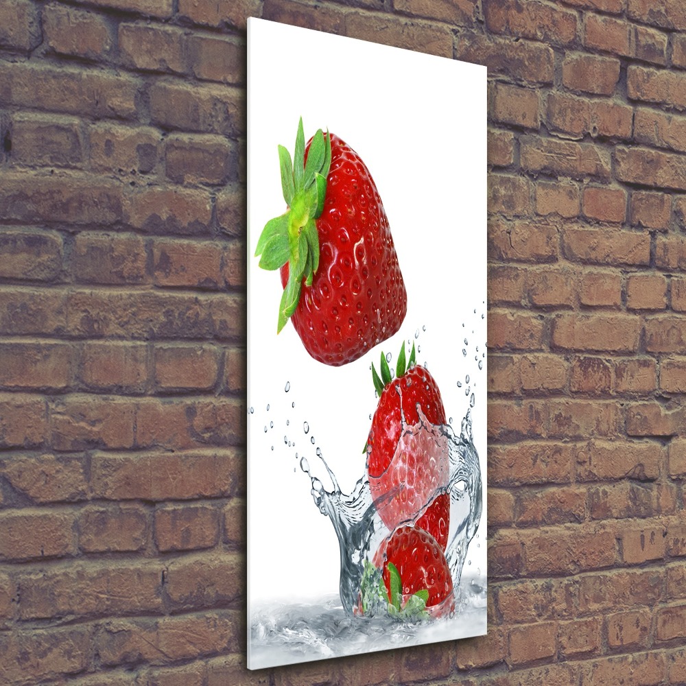 Tableau en acrylique Fraises