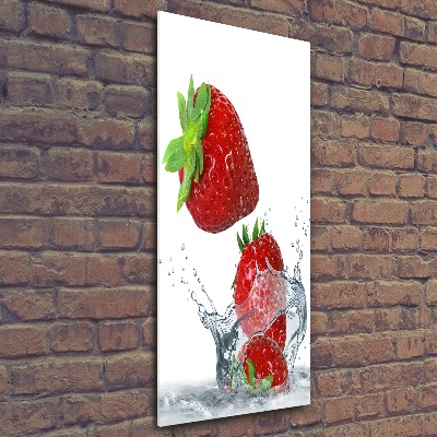 Tableau en acrylique Fraises