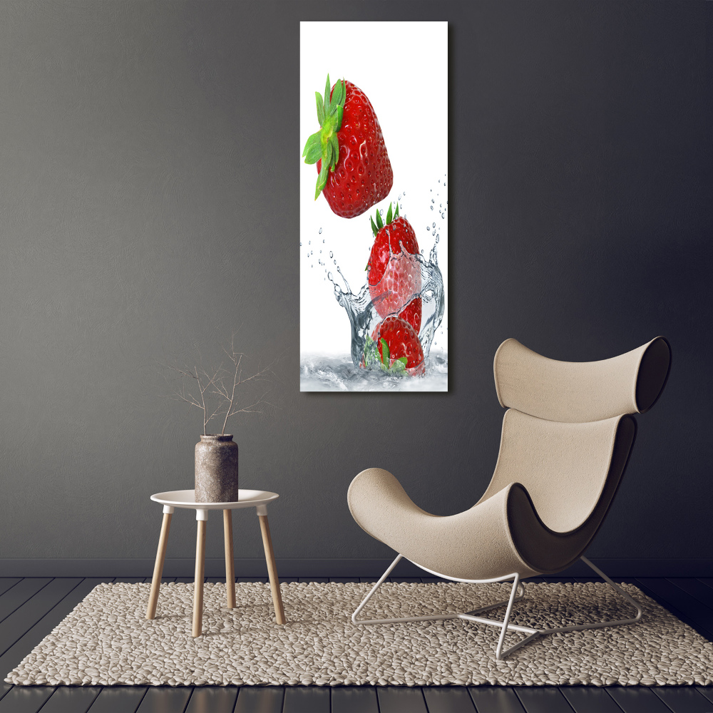 Tableau en acrylique Fraises