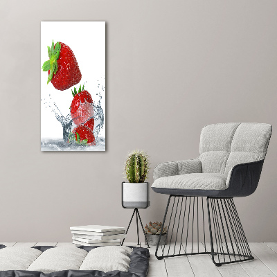 Tableau en acrylique Fraises