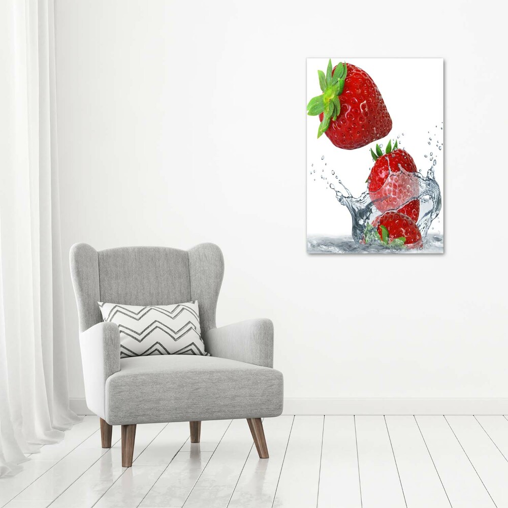 Tableau en acrylique Fraises