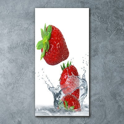 Tableau en acrylique Fraises