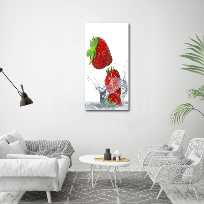 Tableau en acrylique Fraises