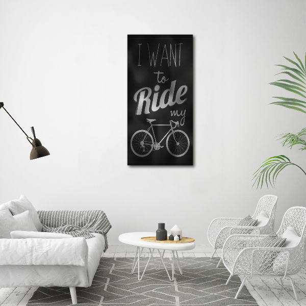 Tableau en acrylique Envie de rouler