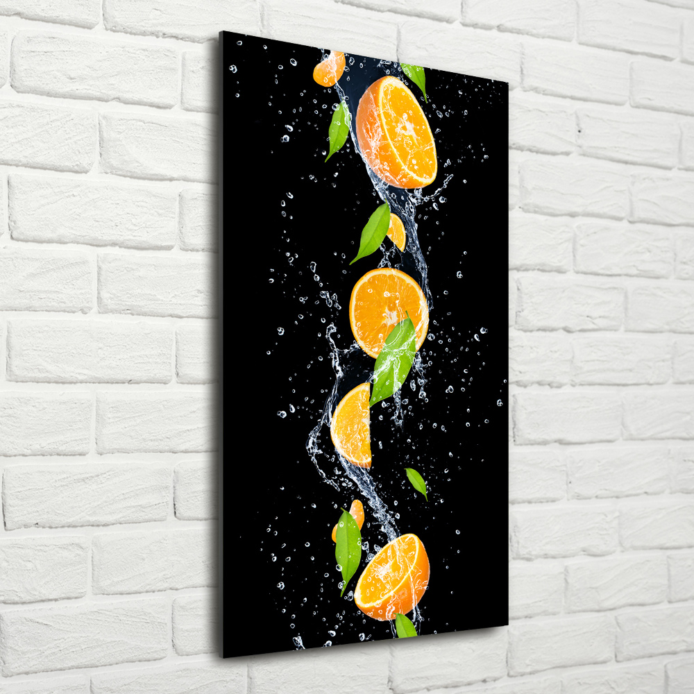 Tableau acrylique Oranges