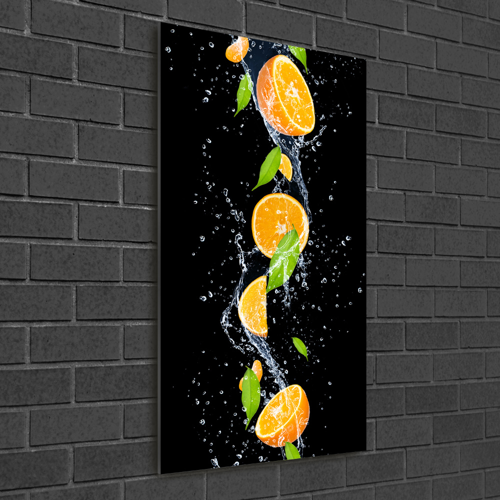 Tableau acrylique Oranges