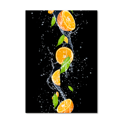 Tableau acrylique Oranges