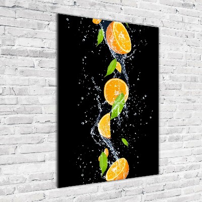 Tableau acrylique Oranges