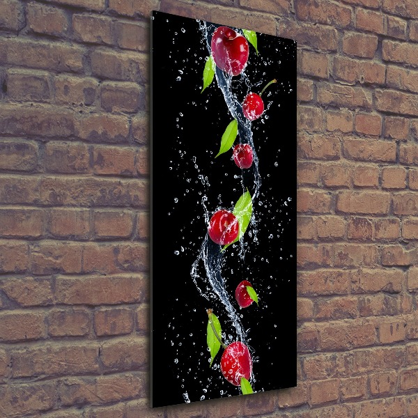 Tableau en acrylique Cerises