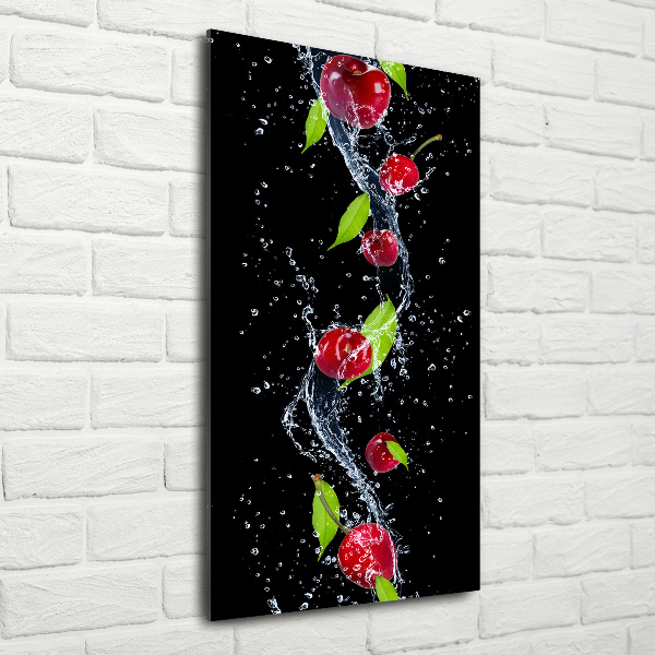 Tableau en acrylique Cerises