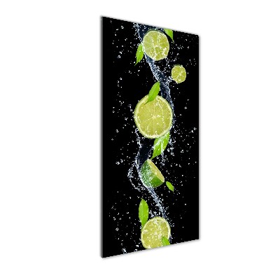 Tableau acrylique Citrons verts