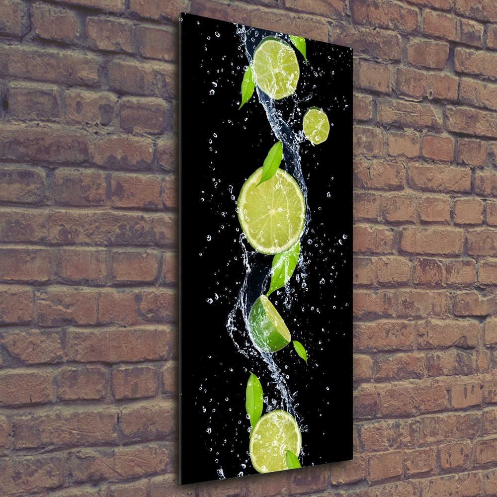 Tableau acrylique Citrons verts