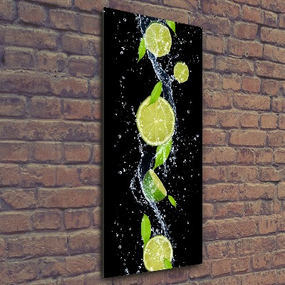 Tableau acrylique Citrons verts