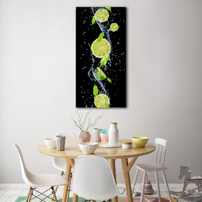 Tableau acrylique Citrons verts