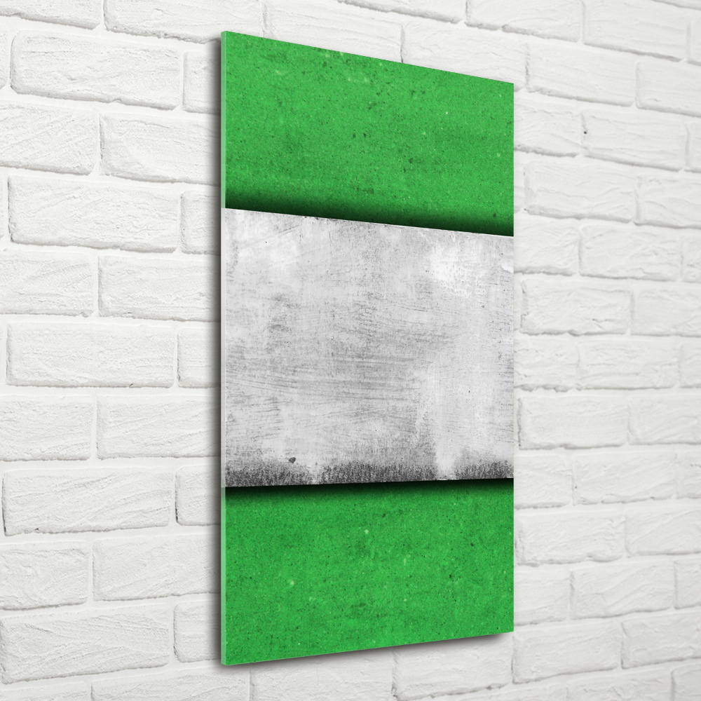 Tableau en acrylique Mur vert