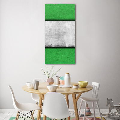 Tableau en acrylique Mur vert