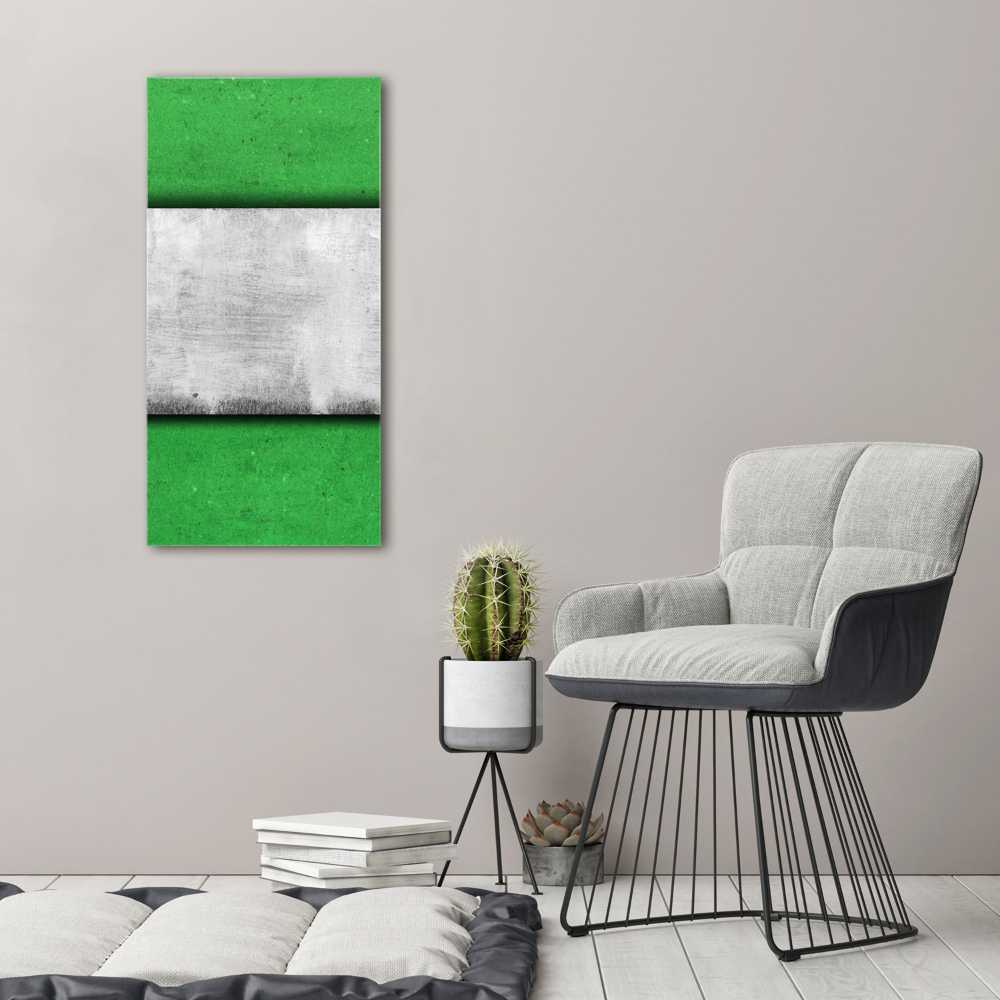 Tableau en acrylique Mur vert