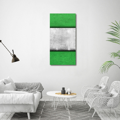 Tableau en acrylique Mur vert