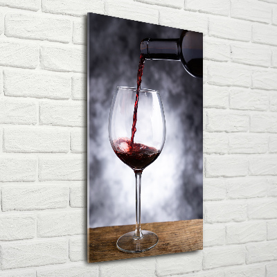 Tableau acrylique Vin rouge