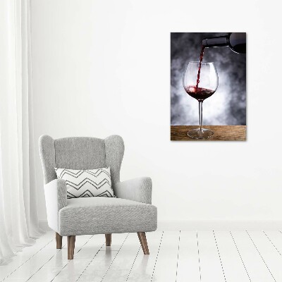 Tableau acrylique Vin rouge