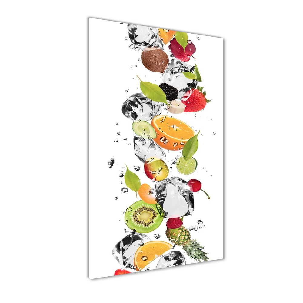 Acrylique tableau Fruits et eau