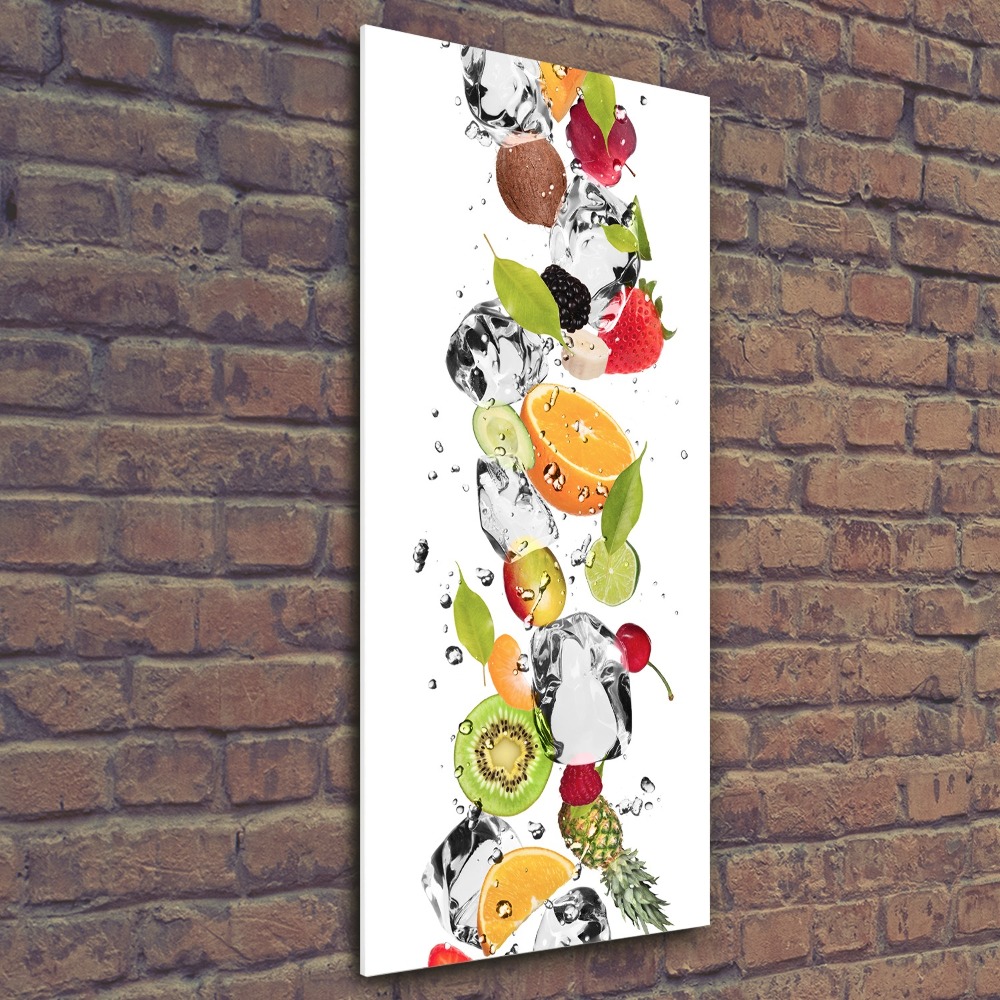 Acrylique tableau Fruits et eau