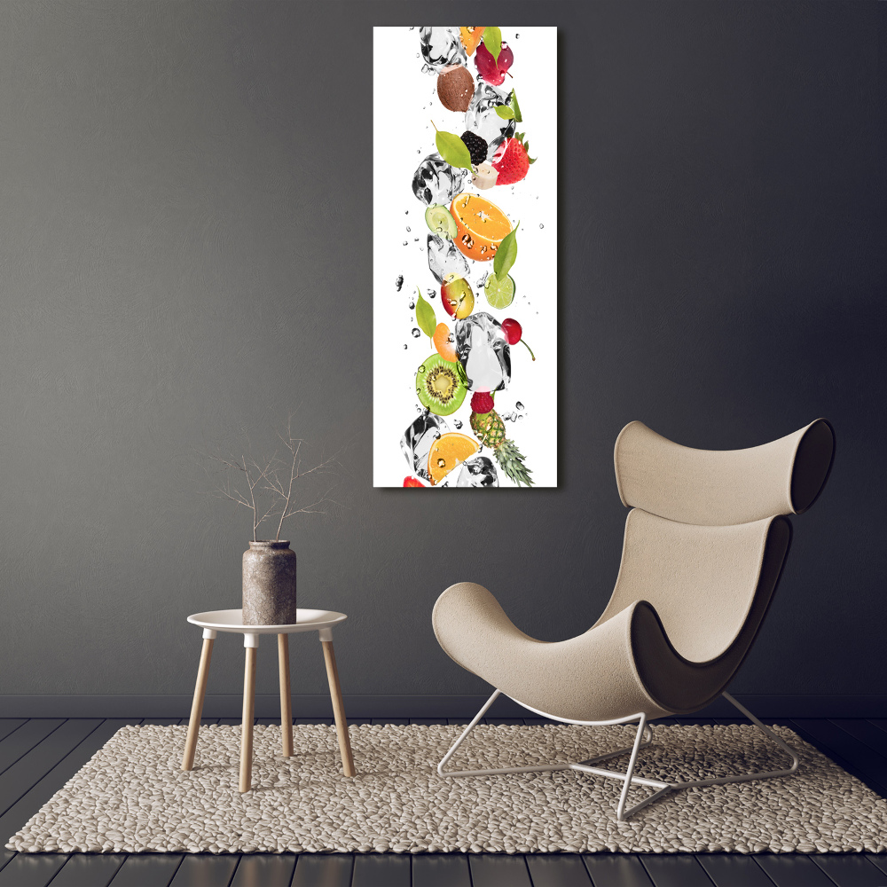 Acrylique tableau Fruits et eau