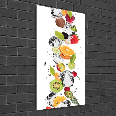 Acrylique tableau Fruits et eau