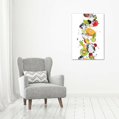 Acrylique tableau Fruits et eau