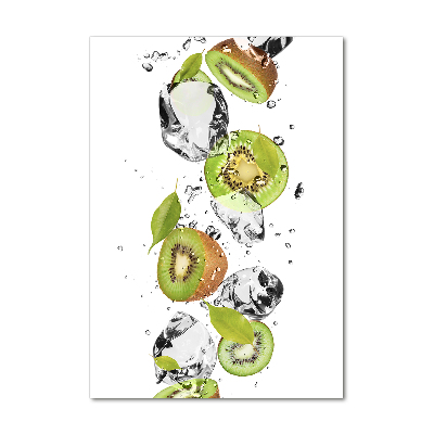 Tableau acrylique Kiwi et eau