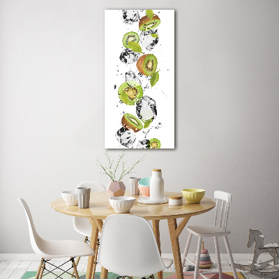 Tableau acrylique Kiwi et eau