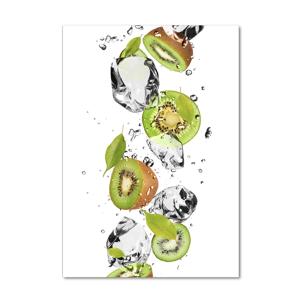 Tableau acrylique Kiwi et eau