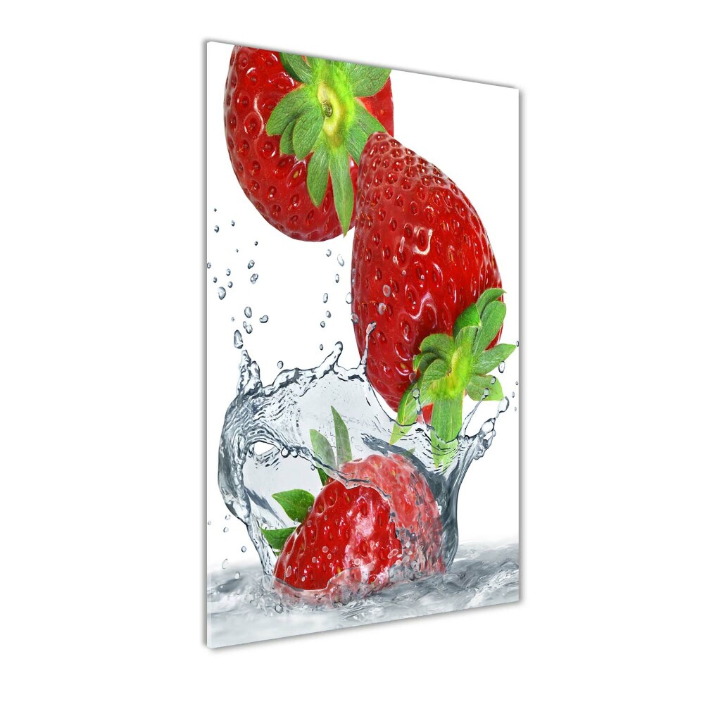 Tableau sur verre acrylique Fraises