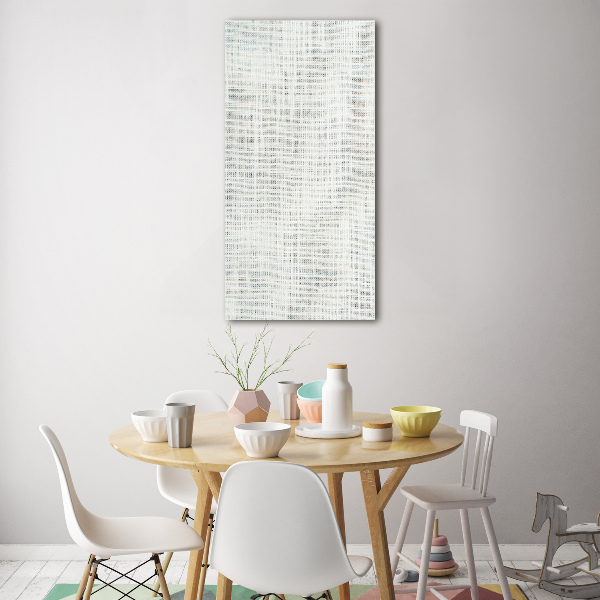 Tableau acrylique Toile blanche en lin