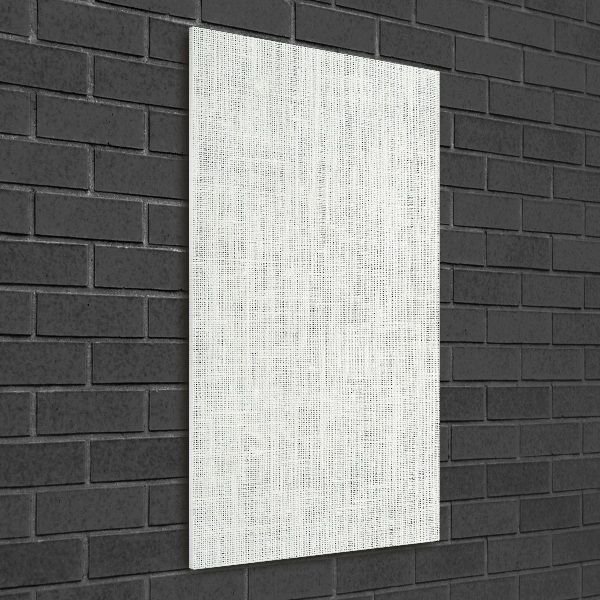 Tableau acrylique Toile blanche en lin