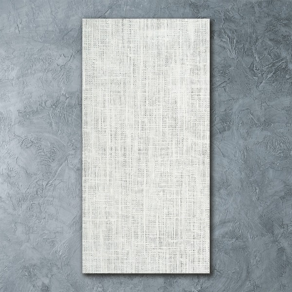Tableau acrylique Toile blanche en lin