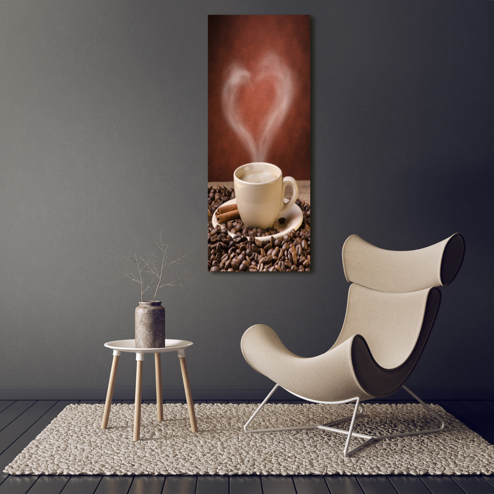 Tableau sur verre acrylique Café aromatique