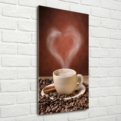 Tableau sur verre acrylique Café aromatique