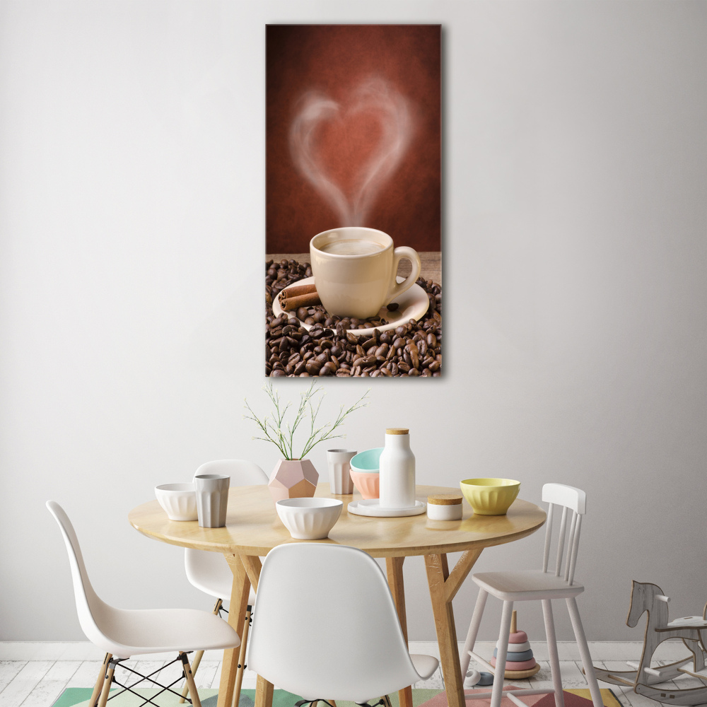 Tableau sur verre acrylique Café aromatique