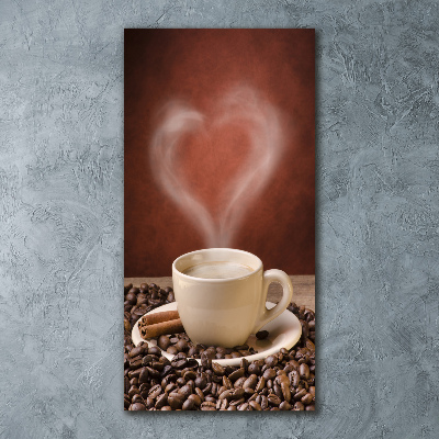 Tableau sur verre acrylique Café aromatique