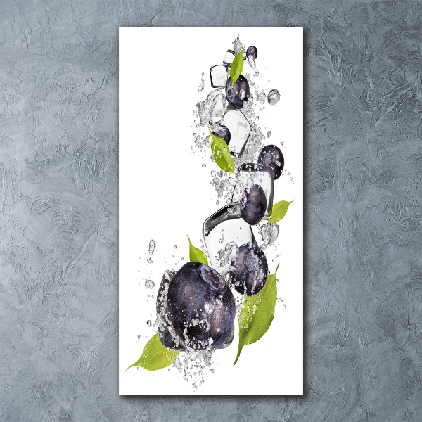 Tableau acrylique Baies et glace