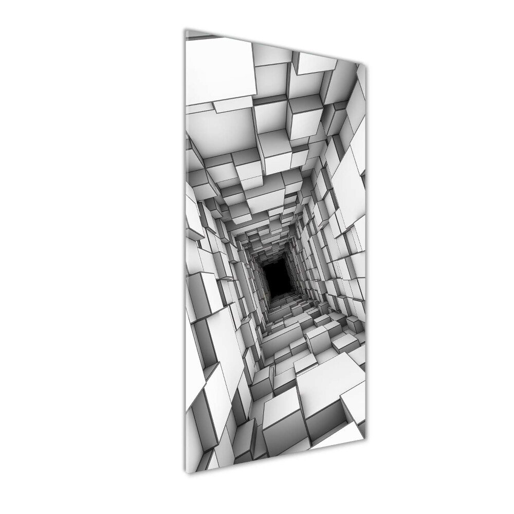 Tableau acrylique Tunnel de cubes