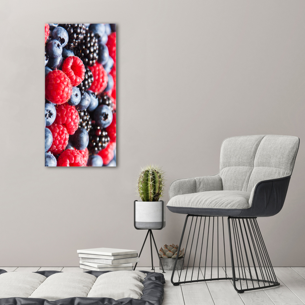 Acrylique tableau Fruits des bois