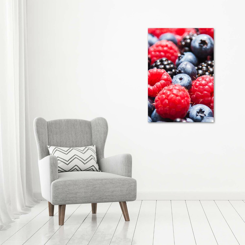 Acrylique tableau Fruits des bois