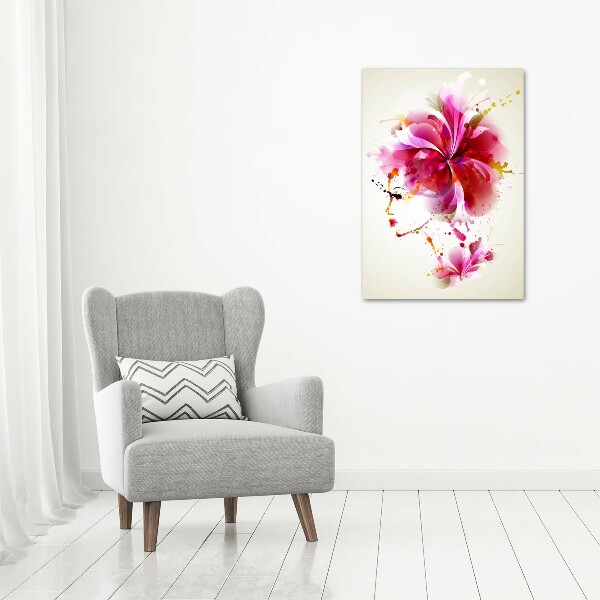 Acrylique tableau La femme abstraite